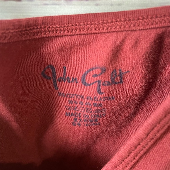 John Galt by Brandy Melville // Archie Burgundy Camisole with Scrunched Chest - Picture 4 of 5